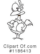 Chicken Clipart #1186413 by toonaday