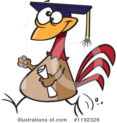 Royalty-Free (RF) Chicken Clipart Illustration by toonaday - Stock Sample #1192326
