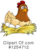 Chicken Clipart #1254712 by Vector Tradition SM