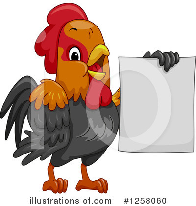 Rooster Clipart #1258060 by BNP Design Studio