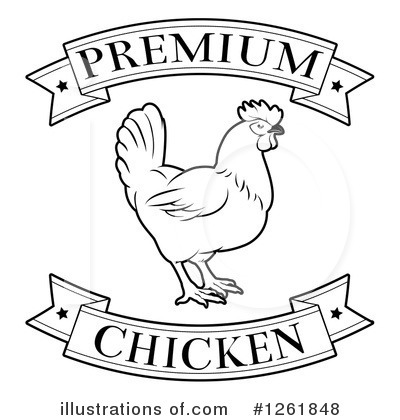 Royalty-Free (RF) Chicken Clipart Illustration by AtStockIllustration - Stock Sample #1261848