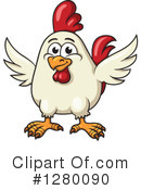 Chicken Clipart #1280090 by Vector Tradition SM