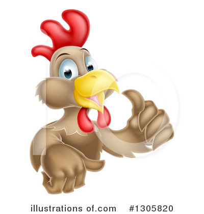 Royalty-Free (RF) Chicken Clipart Illustration by AtStockIllustration - Stock Sample #1305820