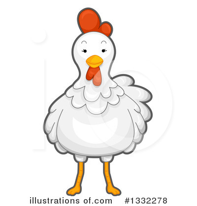 Royalty-Free (RF) Chicken Clipart Illustration by BNP Design Studio - Stock Sample #1332278