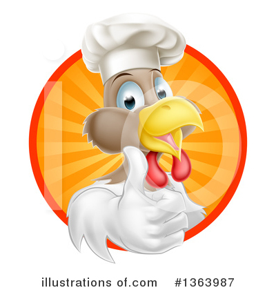 Royalty-Free (RF) Chicken Clipart Illustration by AtStockIllustration - Stock Sample #1363987