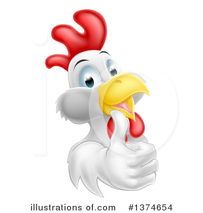 Royalty-Free (RF) Chicken Clipart Illustration by AtStockIllustration - Stock Sample #1374654