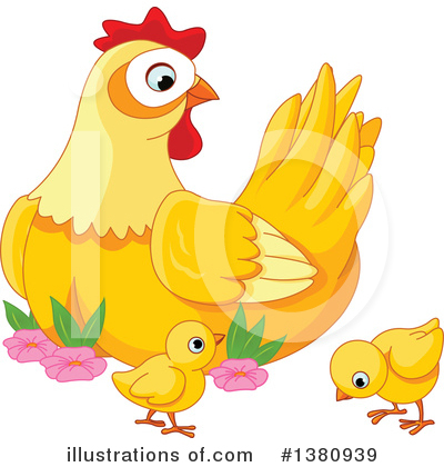 Chickens Clipart #1380939 by Pushkin