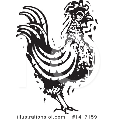 Royalty-Free (RF) Chicken Clipart Illustration by xunantunich - Stock Sample #1417159
