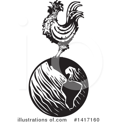 Rooster Clipart #1417160 by xunantunich