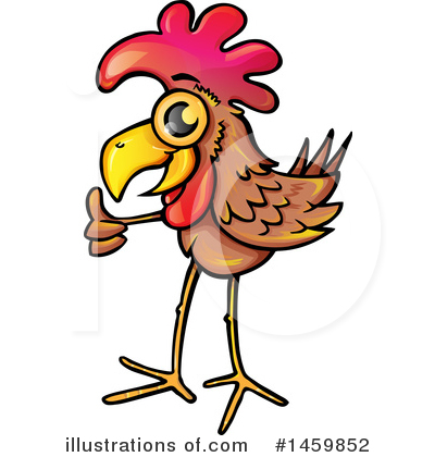 Royalty-Free (RF) Chicken Clipart Illustration by Domenico Condello - Stock Sample #1459852