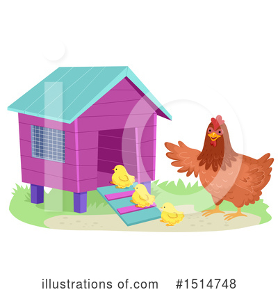 Chicken Coop Clipart #1514748 by BNP Design Studio