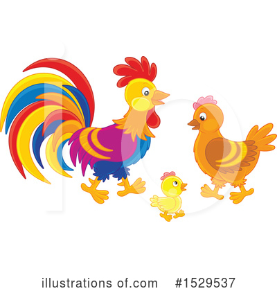 Royalty-Free (RF) Chicken Clipart Illustration by Alex Bannykh - Stock Sample #1529537