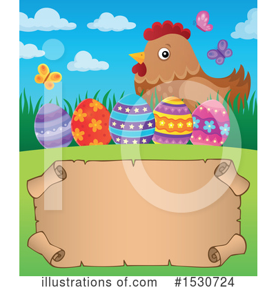 Royalty-Free (RF) Chicken Clipart Illustration by visekart - Stock Sample #1530724