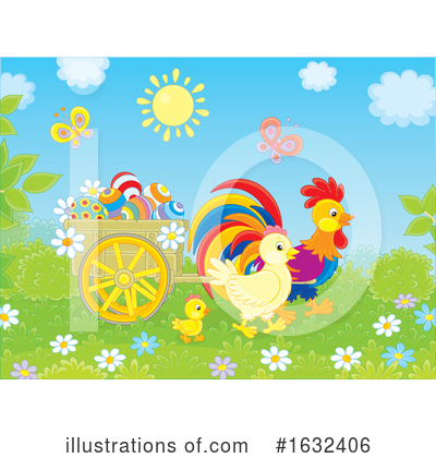 Royalty-Free (RF) Chicken Clipart Illustration by Alex Bannykh - Stock Sample #1632406