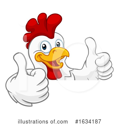 Royalty-Free (RF) Chicken Clipart Illustration by AtStockIllustration - Stock Sample #1634187