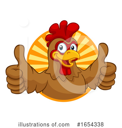 Royalty-Free (RF) Chicken Clipart Illustration by AtStockIllustration - Stock Sample #1654338