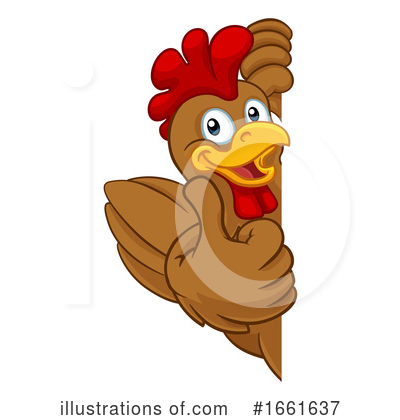Royalty-Free (RF) Chicken Clipart Illustration by AtStockIllustration - Stock Sample #1661637