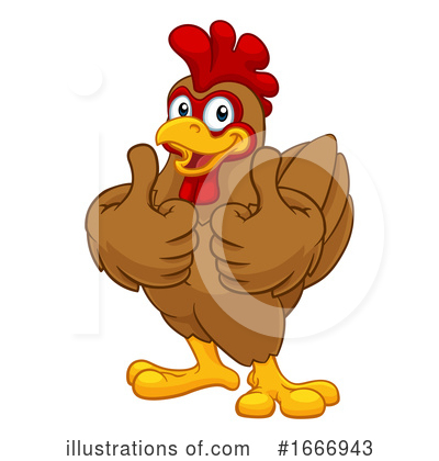 Royalty-Free (RF) Chicken Clipart Illustration by AtStockIllustration - Stock Sample #1666943