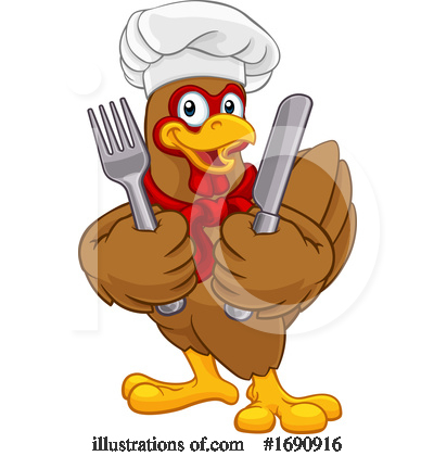 Royalty-Free (RF) Chicken Clipart Illustration by AtStockIllustration - Stock Sample #1690916