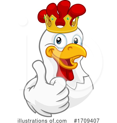 Royalty-Free (RF) Chicken Clipart Illustration by AtStockIllustration - Stock Sample #1709407
