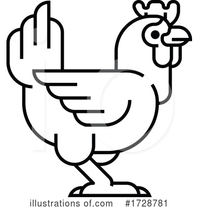 Royalty-Free (RF) Chicken Clipart Illustration by AtStockIllustration - Stock Sample #1728781