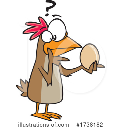 Chicken Egg Clipart #1738182 by toonaday