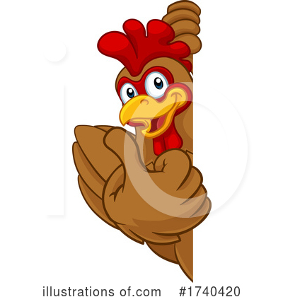Royalty-Free (RF) Chicken Clipart Illustration by AtStockIllustration - Stock Sample #1740420