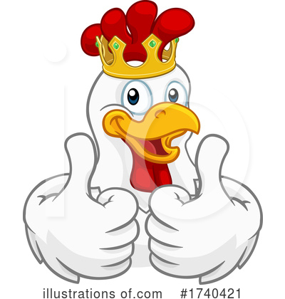 Royalty-Free (RF) Chicken Clipart Illustration by AtStockIllustration - Stock Sample #1740421