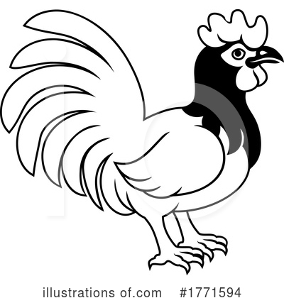 Royalty-Free (RF) Chicken Clipart Illustration by AtStockIllustration - Stock Sample #1771594
