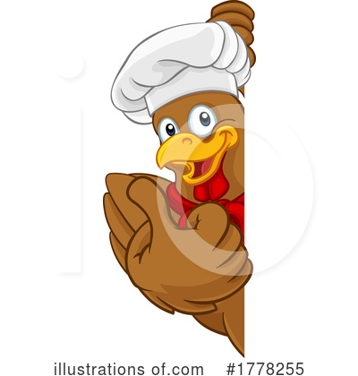 Chef Chicken Clipart #1778255 by AtStockIllustration