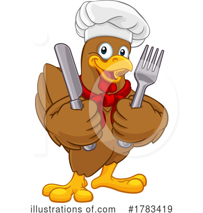 Chef Chicken Clipart #1783419 by AtStockIllustration