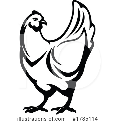 Chicken Clipart #1785114 by Vector Tradition SM