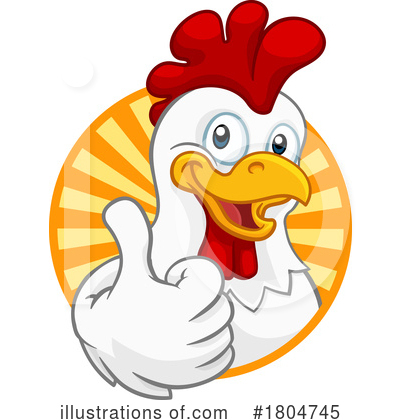 Royalty-Free (RF) Chicken Clipart Illustration by AtStockIllustration - Stock Sample #1804745