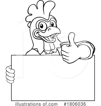 Royalty-Free (RF) Chicken Clipart Illustration by AtStockIllustration - Stock Sample #1806036