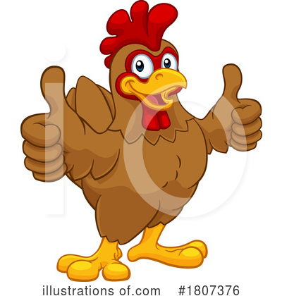 Royalty-Free (RF) Chicken Clipart Illustration by AtStockIllustration - Stock Sample #1807376