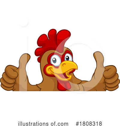 Royalty-Free (RF) Chicken Clipart Illustration by AtStockIllustration - Stock Sample #1808318
