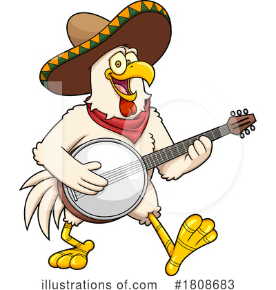 Banjo Clipart #1808683 by Hit Toon