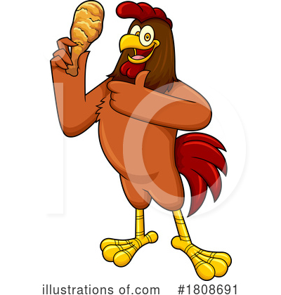 Rooster Clipart #1808691 by Hit Toon