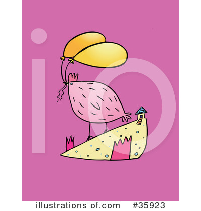 Royalty-Free (RF) Chicken Clipart Illustration by Lisa Arts - Stock Sample #35923