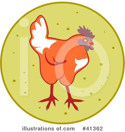 Royalty-Free (RF) Chicken Clipart Illustration by Prawny - Stock Sample #41362