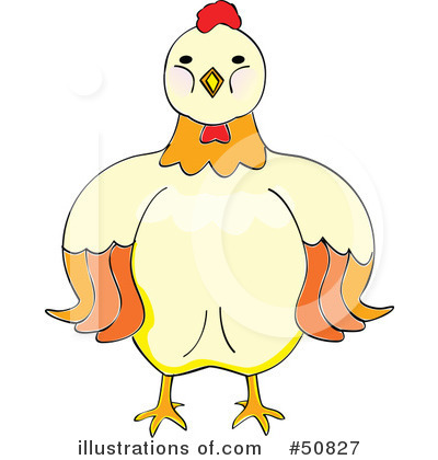 Royalty-Free (RF) Chicken Clipart Illustration by Cherie Reve - Stock Sample #50827