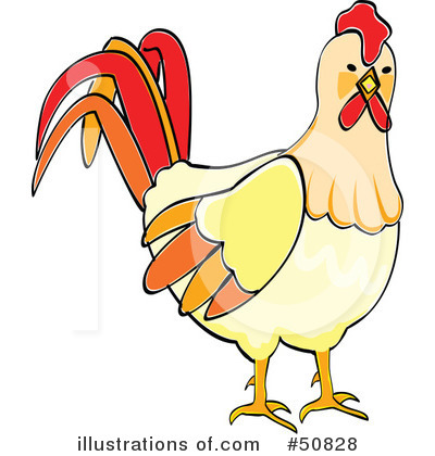 Rooster Clipart #50828 by Cherie Reve