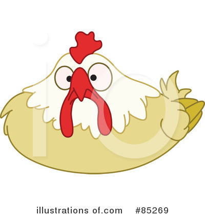 Royalty-Free (RF) Chicken Clipart Illustration by yayayoyo - Stock Sample #85269