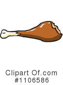 Chicken Drumstick Clipart #1106586 by Cartoon Solutions