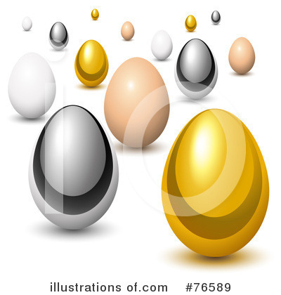 Gold Egg Clipart #76589 by Oligo