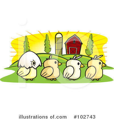 Chicks Clipart #102743 by Cory Thoman