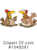 Chickens Clipart #1045291 by toonaday