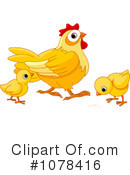 Chickens Clipart #1078416 by Pushkin