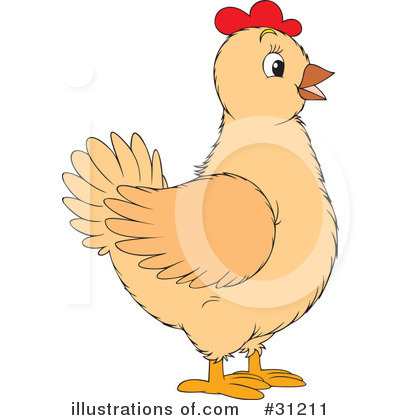 Royalty-Free (RF) Chickens Clipart Illustration by Alex Bannykh - Stock Sample #31211