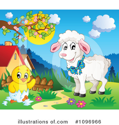 Royalty-Free (RF) Chicks Clipart Illustration by visekart - Stock Sample #1096966